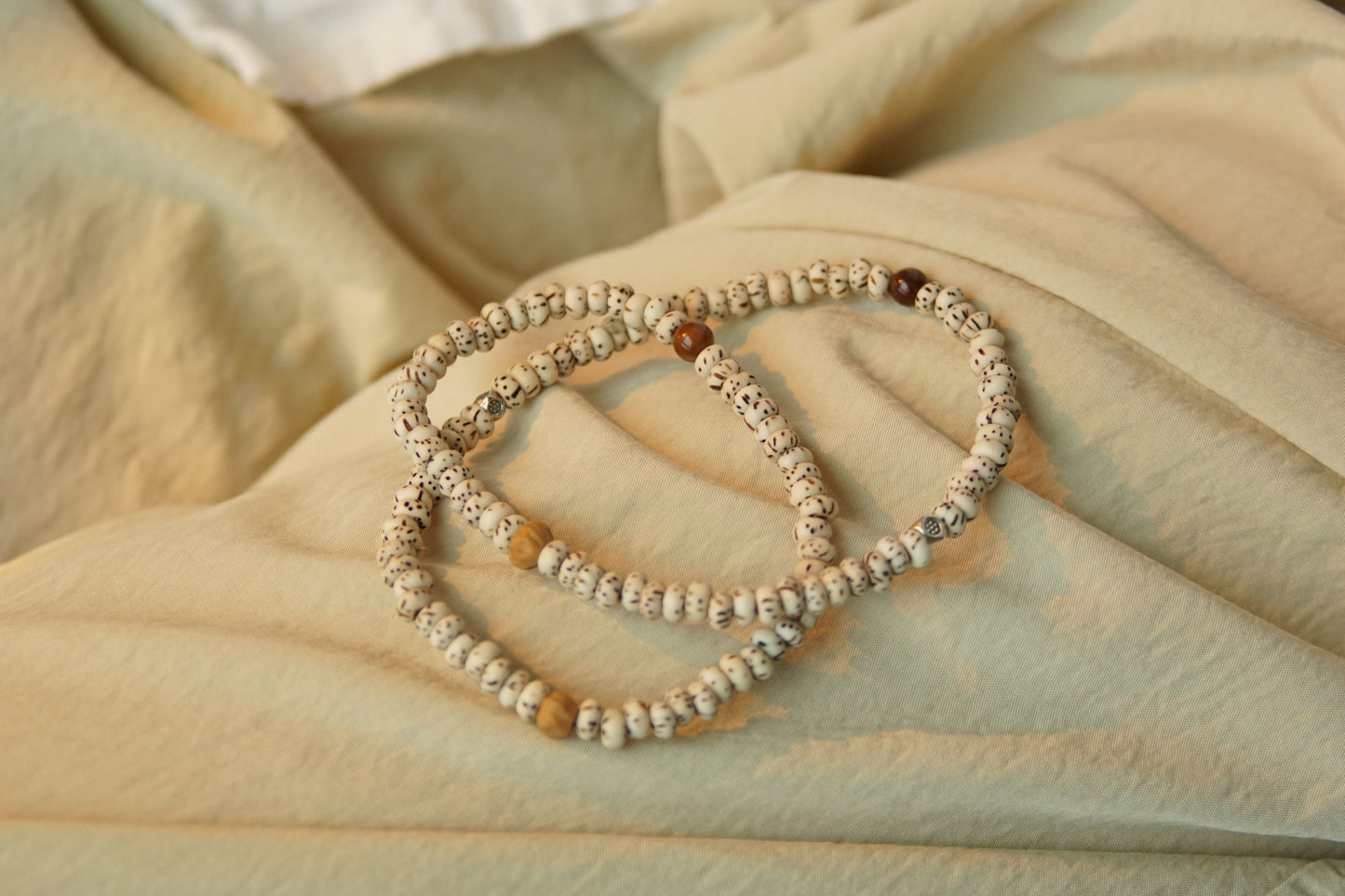 Star and Moon Bodhi Double Wrap Bracelet