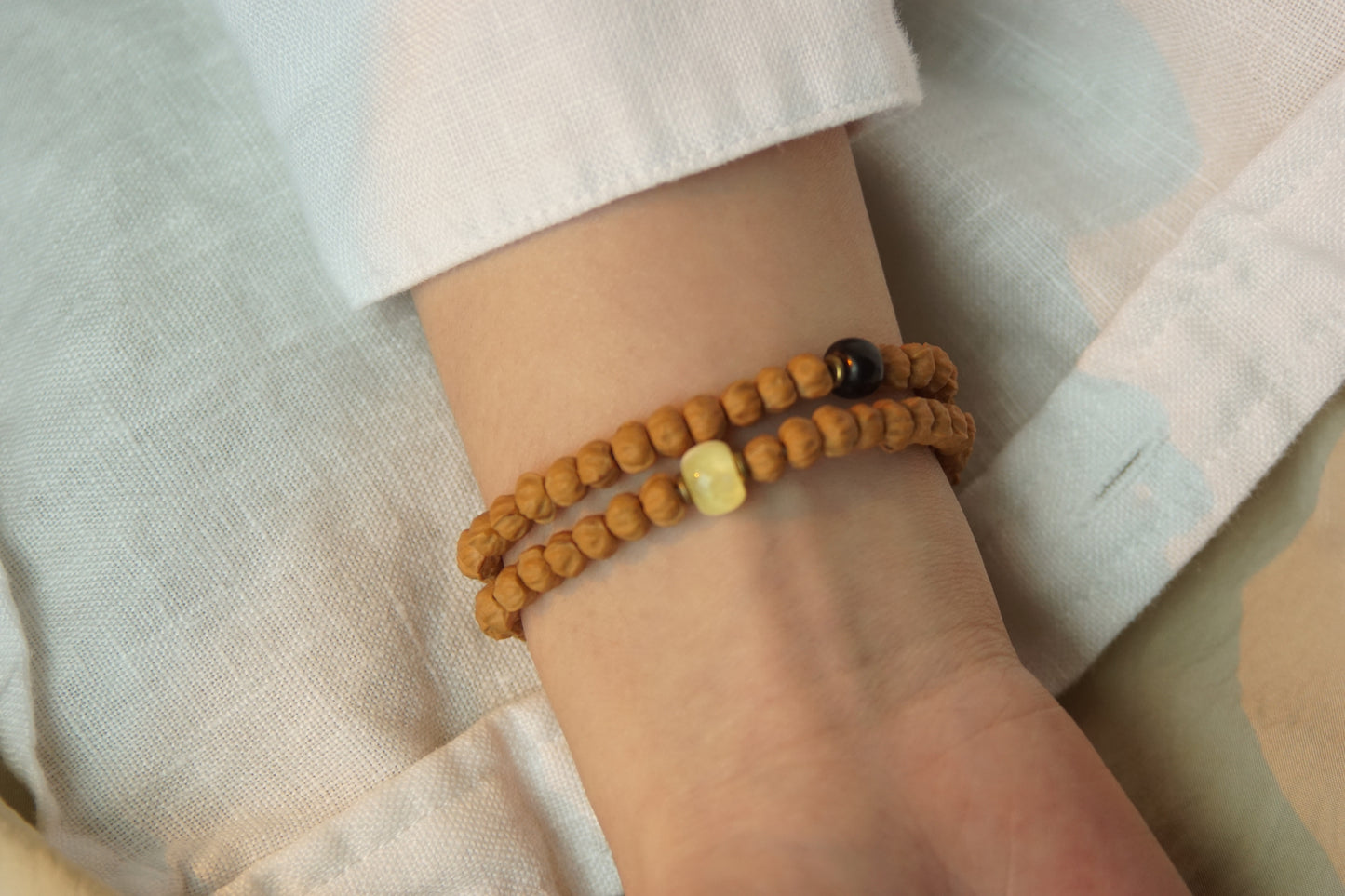 Cacumen Platycladi Bodhi Double Wrap Mala