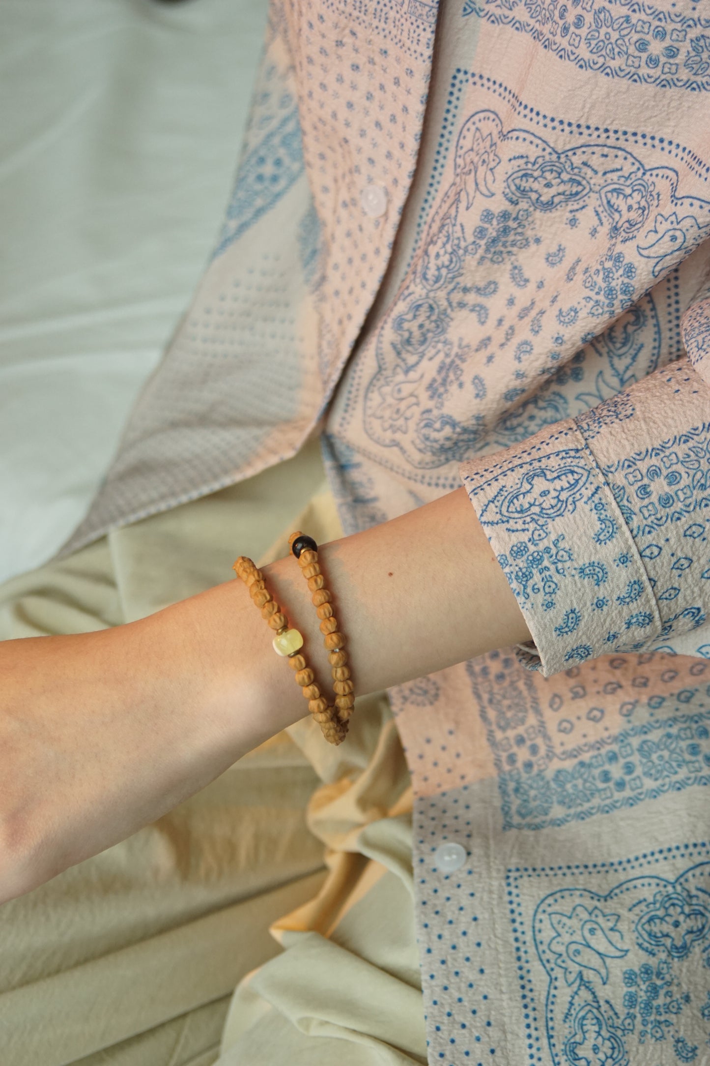 Cacumen Platycladi Bodhi Double Wrap Mala