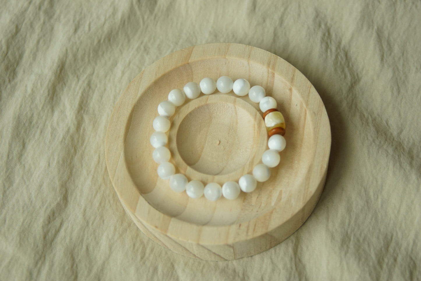 MOP & Amber Bracelet