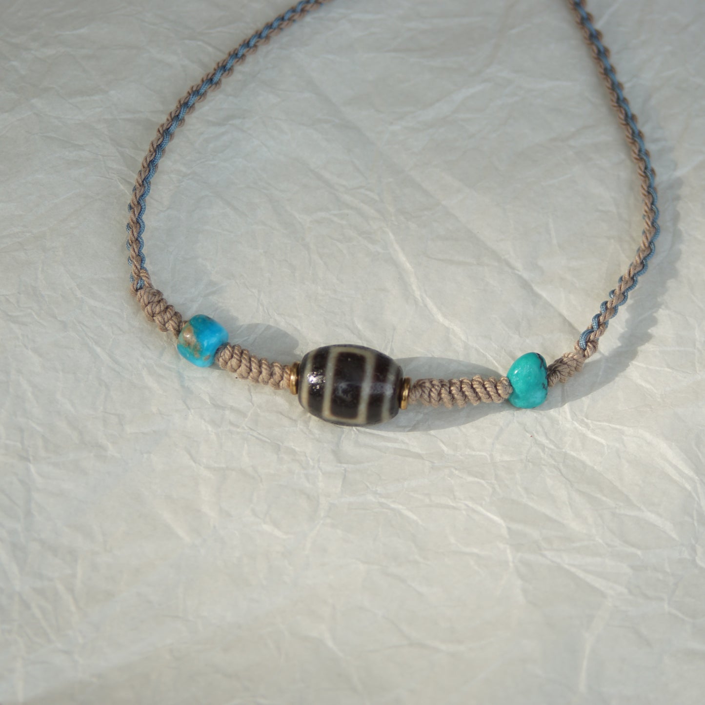 Heaven & Earth Dzi Necklace