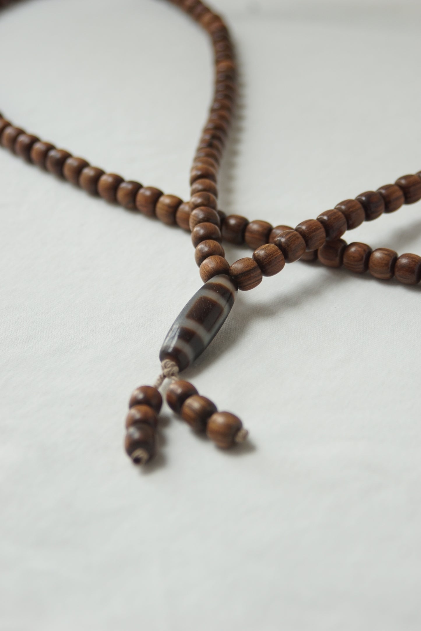 Burma Blackwood & Dzi Balance Mala