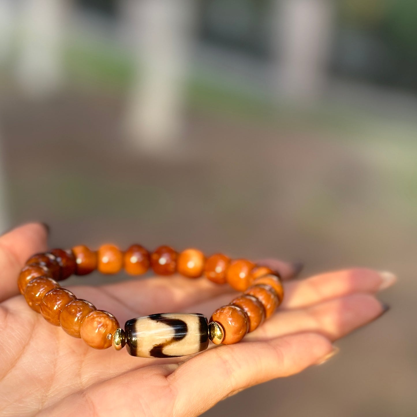 Serenity Palm Kuka Dzi Bracelet