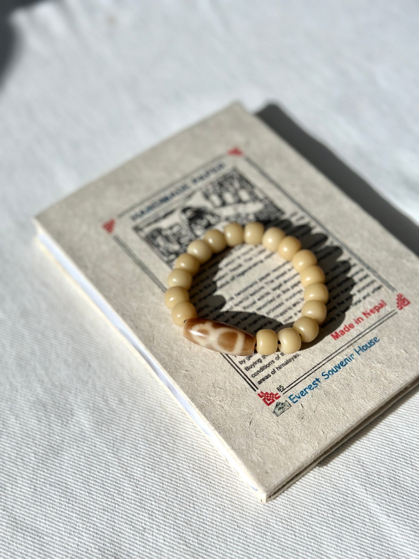 God of Wealth Dzi Bracelet