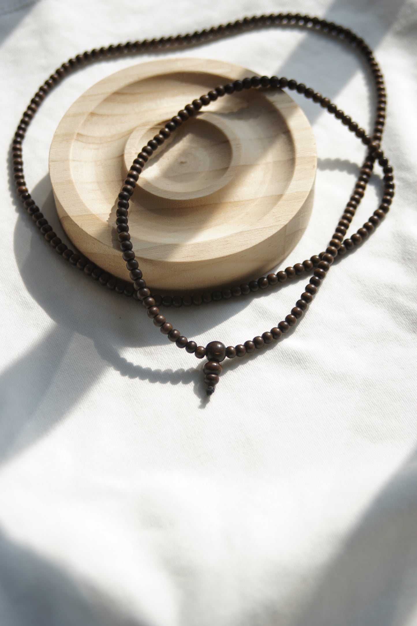 Lobular Red Sandalwood Mala