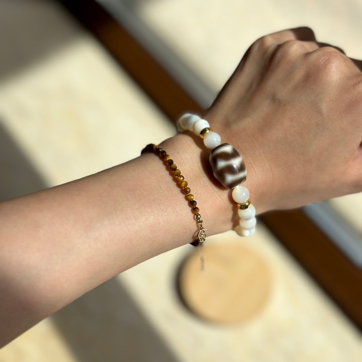 Water Wave Dzi Bracelet